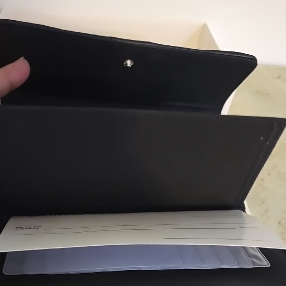 Etienne Aigner Black Leather Wallet - Picture 6 of 10